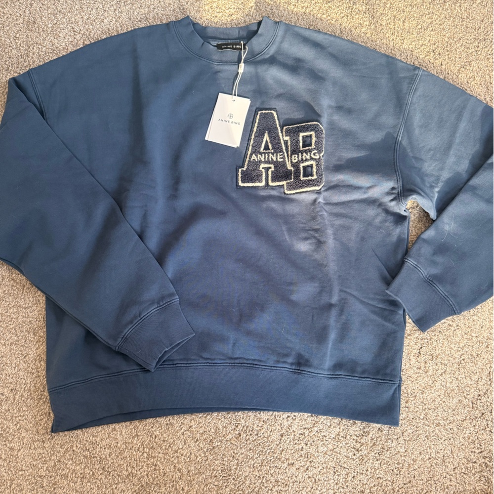 Anine Bing Navy Sweatshirt